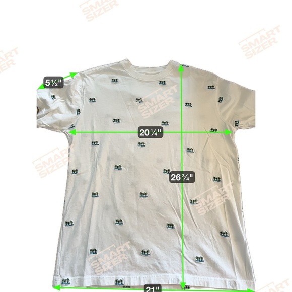 Caribbean White Short Sleeve Tee - Picture 5 of 5